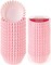 Grease-Resistant Standard Pink Cupcake Liners 150 Counts - Heavy Duty Paper Muffin Baking Cups, Odorless, No Muffin Pan Needed, Easily Peels (Pink)